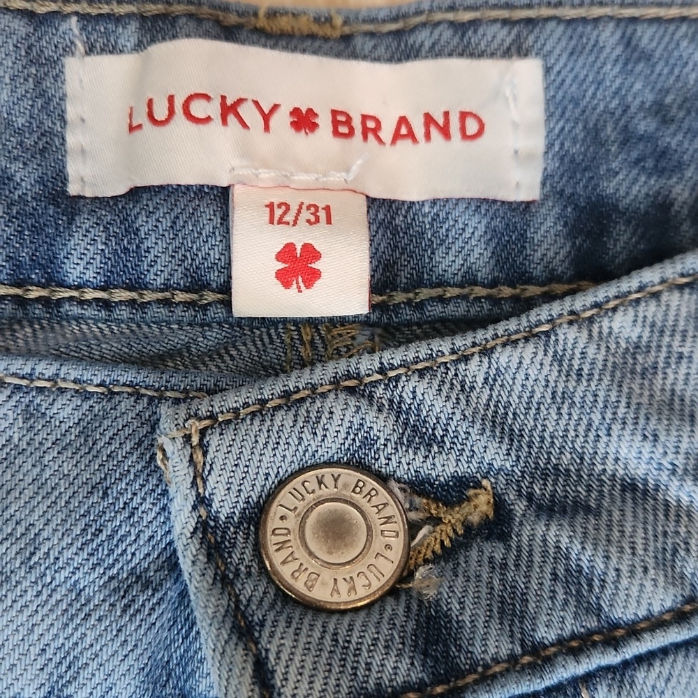 Lucky Brand High Rise Wide Leg Crop - Picture 3 of 6